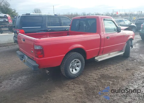 2002 Ford Ranger Xl/Xlt из США, поврежденный, VIN 1FTYR10D32PA10596